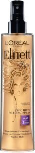 Lee más sobre el artículo <a href="https://amazon.es/dp/B082VNJVPV?tag=techbeautydeals-21" target="_blank">Resume el contenido de L’Oréal Paris Elnett Hair Spray with Heat Protection at 230°C, Anti-Frizz, Long Lasting Styling, Up to 72 Hours, Care and Styling Extension with Complex en español y en sólo 10 palabras</a>