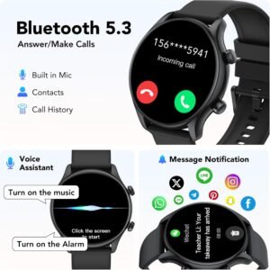 Lee más sobre el artículo <a href="https://amazon.es/dp/B0F5PKM397?tag=techbeautydeals-21" target="_blank">Resume el contenido de Smart Watch Men Women, 1.39 Inch Display Smartwatch with Calls, Smart Watch Sleep Monitor/SpO2, Pedometer, 120+ Sports Modes, IP68 Waterproof Sports Watch for Android iOS (Black) en español y en sólo 10 palabras</a>