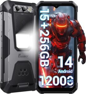 Lee más sobre el artículo <a href="https://amazon.es/dp/B0FMRYXJY8?tag=techbeautydeals-21" target="_blank">Resume el contenido de FOSSiBOT F106 Pro Unbreakable Android 14 Mobile Phone, 6.58″ HD+ Display, 48MP+20MP Night Vision, Large Battery 12000mAh (30W), 15GB+256GB (1TB), Camping Lamp 512LM Speaker 110db en español y en sólo 10 palabras</a>