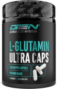 Lee más sobre el artículo <a href="https://amazon.es/dp/B07TCJLB9K?tag=techbeautydeals-21" target="_blank">Resume el contenido de L-Glutamine Ultra Caps – 365 Capsules with 1100 mg Per Capsule – Pure and Ultra Fine L-Glutamine – Extra High Dose – Premium Amino Acid en español y en sólo 10 palabras</a>