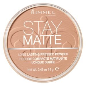 Lee más sobre el artículo <a href="https://amazon.es/dp/B00FS7IUMA?tag=techbeautydeals-21" target="_blank">Resume el contenido de Rimmel London Stay Matte Long Lasting Pressed Powder – Natural en español y en sólo 10 palabras</a>