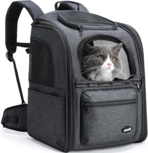 Lee más sobre el artículo <a href="https://amazon.es/dp/B0DF7L5RM7?tag=techbeautydeals-21" target="_blank">Resume el contenido de Pecute Cat backpack anti-gravity load reduction, ergonomic backpack for cats, decompression backpack for cats transport, suitable for traveling with pets, visiting the doctor, doing hikes en español y en sólo 10 palabras</a>