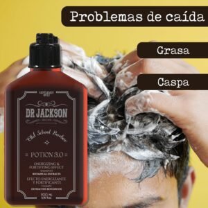 Lee más sobre el artículo <a href="https://amazon.es/dp/B0FC2RL4GP?tag=techbeautydeals-21" target="_blank">Resume el contenido de DR. JACKSON Men’s Shampoo 200 ml Daily Use 3 in 1 Anti-Dandruff Shampoo, Oily Hair Shampoo and Beard Shampoo Man with Hair Conditioner Effect. Shampoo without Sulfates or Parabens Revitalizing. en español y en sólo 10 palabras</a>
