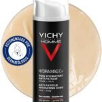 Lee más sobre el artículo <a href="https://amazon.es/dp/B00791COWU?tag=techbeautydeals-21" target="_blank">Resume el contenido de Vichy Fortifying Moisturizing Treatment, Anti-Fatigue Care for Face and Eyes, Moisturizing, Enriched with Vitamin C and Magnesium, for Sensitive Skin, Homme Hydra Mag C+, 50 ml en español y en sólo 10 palabras</a>