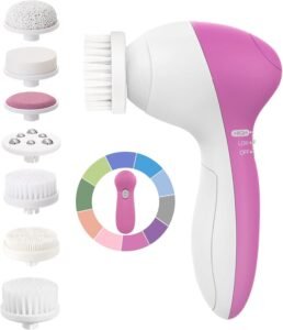 Lee más sobre el artículo <a href="https://amazon.es/dp/B0DJVTCC4B?tag=techbeautydeals-21" target="_blank">Resume el contenido de COSLUS Electric Facial Cleansing Brush, IPX7 Waterproof Facial Cleansing Brush with 7 O Heads, Deep 360° Blackhead Removal, en español y en sólo 10 palabras</a>