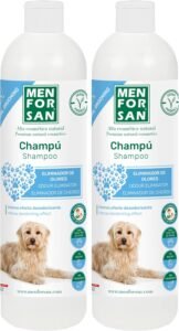 Lee más sobre el artículo <a href="https://amazon.es/dp/B0B21QZG6D?tag=techbeautydeals-21" target="_blank">Resume el contenido de MENFORSAN Dog Odor Eliminator Shampoo, Powder, Blue, 1 Litre Pack of 2 en español y en sólo 10 palabras</a>