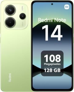 Lee más sobre el artículo <a href="https://amazon.es/dp/B0DRD2J39F?tag=techbeautydeals-21" target="_blank">Resume el contenido de XIAOMI Redmi Note 14 – Smartphone 6+128GB, 6.67″ AMOLED FHD+ 120Hz Display, MediaTek Helio G99-Ultra, 108MP Camera, TurboCharge 33W, 5500mAh, Charger Not Included, Green (ES Version) en español y en sólo 10 palabras</a>