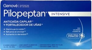 Lee más sobre el artículo <a href="https://amazon.es/dp/B00TTWWXQ4?tag=techbeautydeals-21" target="_blank">Resume el contenido de Pilopeptan Intensive | Anti-Hair Loss | Men and Women | Boosts Growth, Keratin Formation, Anchor, Shine and Vitality of Hair and Nails | 15 Sachets en español y en sólo 10 palabras</a>