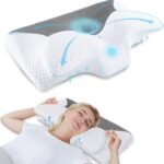 Lee más sobre el artículo <a href="https://amazon.es/dp/B08T6BFSXT?tag=techbeautydeals-21" target="_blank">Resume el contenido de HOMCA Cervical Memory Foam Pillow, Orthopedic Neck Support Pillow, Ergonomic Pillows for Side and Mouth Up Sleeping, Grey en español y en sólo 10 palabras</a>