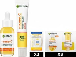 Lee más sobre el artículo <a href="https://amazon.es/dp/B0D3M26MZP?tag=techbeautydeals-21" target="_blank">Resume el contenido de Garnier SkinActive Vitamin C Anti-Stain Routine: UV Fluid SPF 50+ Glow 50 ml + Day Stain Serum 30 ml + Free Samples (3 x Mixa Anti-Stain Body Cream and 3 x Day Stain Serum) en español y en sólo 10 palabras</a>