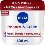 Lee más sobre el artículo <a href="https://amazon.es/dp/B0D82C31TQ?tag=techbeautydeals-21" target="_blank">Resume el contenido de NIVEA Repair & Care Body Moisturizer, Face & Hand Cream (1 x 400 ml) Moisturizer with Glycerin & Urea – 72h Hydration for Extra Dry & Rough Skin en español y en sólo 10 palabras</a>
