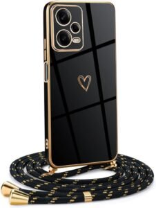 Lee más sobre el artículo <a href="https://amazon.es/dp/B0C85KF499?tag=techbeautydeals-21" target="_blank">Resume el contenido de Xiaomi Redmi Note 12 Pro 5G Case with Rope, Soft TPU Silicone Heart Design with Luxury Gold Plated, Xiaomi Redmi Note 12 Pro 5G Rope Case for Women Girls en español y en sólo 10 palabras</a>