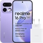 Lee más sobre el artículo <a href="https://amazon.es/dp/B0G6Z2VGT2?tag=techbeautydeals-21" target="_blank">Resume el contenido de realme 16 Pro 5G Smartphone, 8GB+256GB, 144Hz 6.78″ AMOLED Display, 6500mAh Battery, 200MP OIS Camera, IP69K, Quick Charge 45W, Dual SIM, Next AI, Violet (with Adapter) en español y en sólo 10 palabras</a>