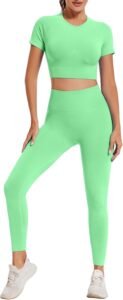 Lee más sobre el artículo <a href="https://amazon.es/dp/B09NRK8BLH?tag=techbeautydeals-21" target="_blank">Resume el contenido de HANERDUN Sports Set for Women 2 Pieces for Women Super Elastic Yoga Pants High Waist Leggings with Sports Bra en español y en sólo 10 palabras</a>