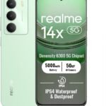 Lee más sobre el artículo <a href="https://amazon.es/dp/B0F6CJLZPS?tag=techbeautydeals-21" target="_blank">Resume el contenido de realme 14x 5G Smartphone 8+256GB, Peridot Green, 6.67 Inch Display, 120Hz Cooler, 5000mAh Battery, 50MP AI Camera, MediaTek Dimensity 6300, ArmorShell Protection, IP64 en español y en sólo 10 palabras</a>