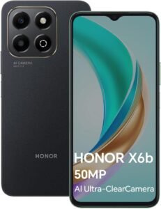 Lee más sobre el artículo <a href="https://amazon.es/dp/B0DDBGQ3NV?tag=techbeautydeals-21" target="_blank">Resume el contenido de HONOR X6b Smartphone 4GB 128GB, 5200mAh Battery, 50MP Camera, 6.56″ 90Hz TFTLCD, Android 14, Dual Sim, NFC, Black en español y en sólo 10 palabras</a>