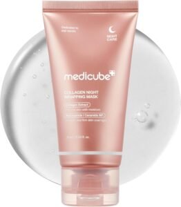 Lee más sobre el artículo <a href="https://amazon.es/dp/B0BRMYHMS5?tag=techbeautydeals-21" target="_blank">Resume el contenido de medicube Collagen Night Wrapping Mask – Night Facial Mask with Collagen, Deep Hydration, Elasticity and Luminosity, Firming Effect, for Mature, Korean Skincare, 75 ml en español y en sólo 10 palabras</a>