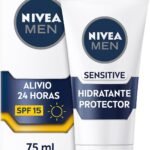 Lee más sobre el artículo <a href="https://amazon.es/dp/B00XAFJB2A?tag=techbeautydeals-21" target="_blank">Resume el contenido de NIVEA MEN Sensitive Moisturizing Protector FP15 (1 x 75ml), 0% Alcohol Anti Ritating Moisturizing Face Cream for Men with Sensitive Skin, with Sunscreen FP15 en español y en sólo 10 palabras</a>