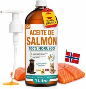 Lee más sobre el artículo <a href="https://amazon.es/dp/B091D5Z7CH?tag=techbeautydeals-21" target="_blank">Resume el contenido de Salmon Oil Dogs and Cats – 1L Premium – Norwegian Salmon Oil 100% Natural with Omega 3, 6 and 9, Vitamin E, Antioxidants for Joints and Defenses – Shiny Hair en español y en sólo 10 palabras</a>