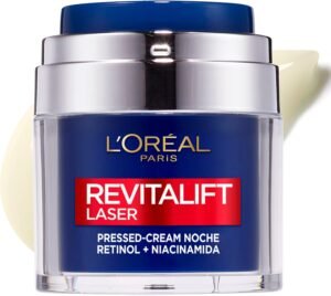 Lee más sobre el artículo <a href="https://amazon.es/dp/B09RKLYX7B?tag=techbeautydeals-21" target="_blank">Resume el contenido de L’Oreal Paris Dermo Expertise Revitalift Laser Pressed Night Cream With Retinol And Niacinamide, 50 ml (Pack of 1) en español y en sólo 10 palabras</a>