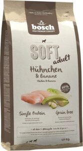 Lee más sobre el artículo <a href="https://amazon.es/dp/B00XFXQ12U?tag=techbeautydeals-21" target="_blank">Resume el contenido de bosch HPC SOFT Chicken and Banana | Semi-moist Adult Dog Food of All Breeds | Grain Free | 1 x 1 kg en español y en sólo 10 palabras</a>
