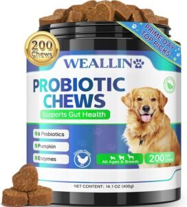 Lee más sobre el artículo <a href="https://amazon.es/dp/B0DR2M3FMP?tag=techbeautydeals-21" target="_blank">Resume el contenido de Probiotics for Dogs, Prebiotics for Gut Health – Supports Digestive Health and Nutrient Absorption – 200 Soft Bites That Support Skin Health & Overall Wellness en español y en sólo 10 palabras</a>
