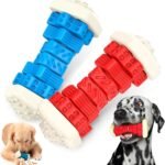 Lee más sobre el artículo <a href="https://amazon.es/dp/B0DL3MW2CT?tag=techbeautydeals-21" target="_blank">Resume el contenido de NANDSELL Indestructible Dog Toy | Natural Rubber Heavy Duty Aggressive Chewers Chew Teether, Dental Cleaning, Anti-Stress | Interactive Chewer for Large and Medium Dogs (Red) en español y en sólo 10 palabras</a>