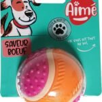 Lee más sobre el artículo <a href="https://amazon.es/dp/B010G00CAG?tag=techbeautydeals-21" target="_blank">Resume el contenido de Aimé – Dog Ball 5 in 1 Beef 6 cm – Educational Dog Toys – Develop and Stimulate 5 Senses – All Breeds and Ages – Compatible Ball Launcher for Dogs – Dogs Accessories en español y en sólo 10 palabras</a>