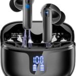 Lee más sobre el artículo <a href="https://amazon.es/dp/B0DK6GNMRS?tag=techbeautydeals-21" target="_blank">Resume el contenido de Wireless Bluetooth Headphones, Bluetooth 5.3 Headphones with 4 Noise Reduction ENC HD Mics, HiFi Stereo, 40 Hours Wireless Headphones with LED Screen, IP7 Waterproof, Comfortable Fit, Black en español y en sólo 10 palabras</a>